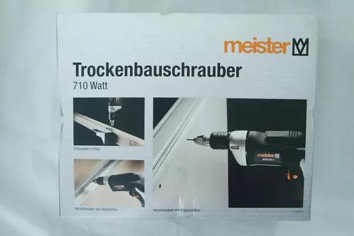 Meister MTS 710-1 Schnellbauschrauber Trockenbauschrauber 710 Watt Bauschrauber
