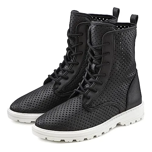 LASCANA Schnürstiefelette schwarz Größe 38 - VEGAN Stiefelette mit kleinen Cut-Outs, aus Kunstleder für stilvolle Wanderungen und Freizeitaktivitäten.
