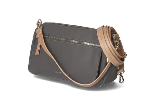 Fräulein Frida Handtasche Fräulein Frida FF2016,800 Damen Henkeltaschen Textil & Synthetik grau