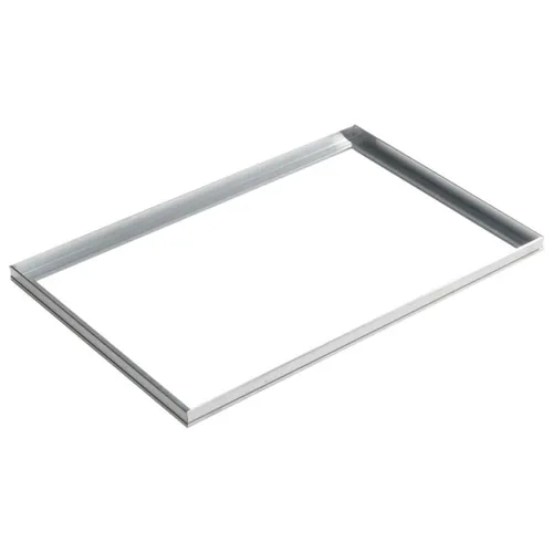 ACO Vario Winkelrahmen für Schuhabstreifermatten 75x50 cm - Tür- & Bodenmatten, stabiler Aluminiumrahmen für optimale Haltbarkeit und perfekten Sitz von Matten und Rosten.