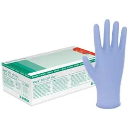 B. Braun Deutschland GmbH & Co.KG B. Braun Vasco® Nitril Soft blue Einmalhandschuhe, Untersuchungshandschuh, puderfrei, unsteril, latexfrei, 1 Packung = 180 Stück, Größe XL 9201149