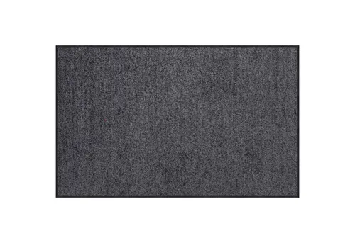 Salonloewe Fußmatte waschbar Anthrazit 75x120 cm - Tür- & Bodenmatten, waschmaschinengeeignet und vielseitig einsetzbar für Innen und Außen, ideal als Schmutzfangmatte in Flur oder Diele.