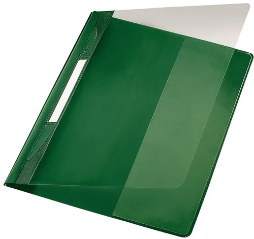 LEITZ Schnellhefter Exquisit DIN A4 Überbreite PVC grün