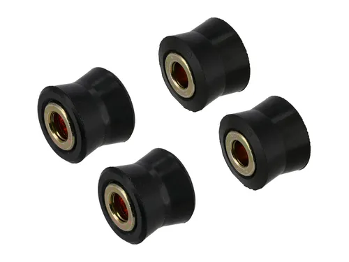 Set: 4x Gummibuchse mit Hülse für Federbein SWH - Simson S51, S50, S53, S70, S83