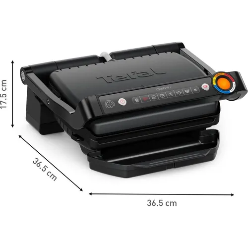 Tefal OptiGrill+ GC7178 - Elektro Tischgrill Kontaktgrill, präzise Grilltechnologie für perfekte Ergebnisse bei jedem Grillgut