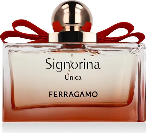 Salvatore Ferragamo Signorina Unica Eau De Parfum 100ml - Damenduft mit einer einzigartigen Kombination aus floralen und gourmanden Noten, perfekt für selbstbewusste Frauen. Langanhaltender Duft für besondere Anlässe und den Alltag.