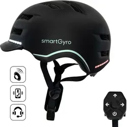 smartGyro Smart Helmet PRO – Intelligenter Fahrradhelm mit Bremslicht und Bluetooth