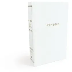 NKJV Geschenk- und Auszeichnungsbibel, Lederlook in Weiß
