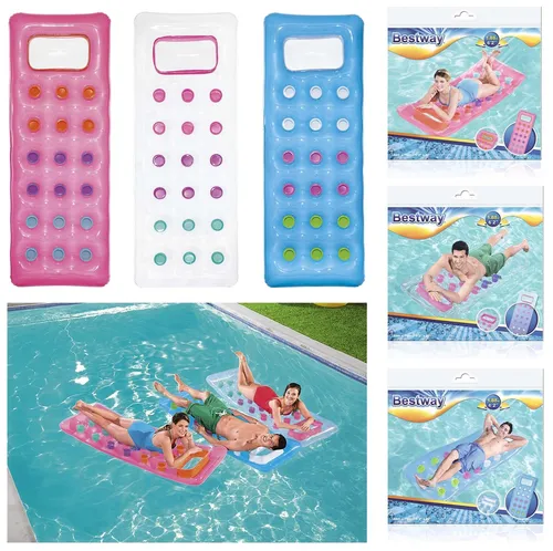 AUSWAHL: Bestway Luftmatratze Fashion Lounge - Wasserliege mit Fenster Pool Meer