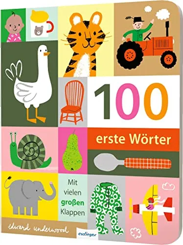 erste Wörter: Bildwörterbuch ab 1 Jahr mit stabilen Seiten & Klappen 100