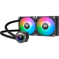 Thermaltake TH240 V2 ARGB Sync - All-In-One Liquid Cooler in Schwarz mit Infinity-Mirror-Design und kompatibel mit Intel und AMD CPUs