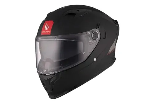 MT Motorradhelm - Integralhelm - ECE 22.06 - MT Braker SV SOLID A1 Matt Schwarz 2XL