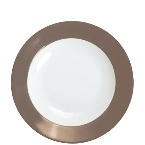 KAHLA Pronto Colore Suppenteller 22 cm warm gray|taupe tiefer Teller aus Porzellan