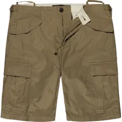 Vintage Industries Anderson Shorts - grün-braun, Größe M für Männer - Robuste 100% Ripstop Baumwolle, ideal für Freizeitaktivitäten. Praktische 2 Seitentaschen für zusätzlichen Stauraum. Stylisches US-Modell für einen lässigen Look.