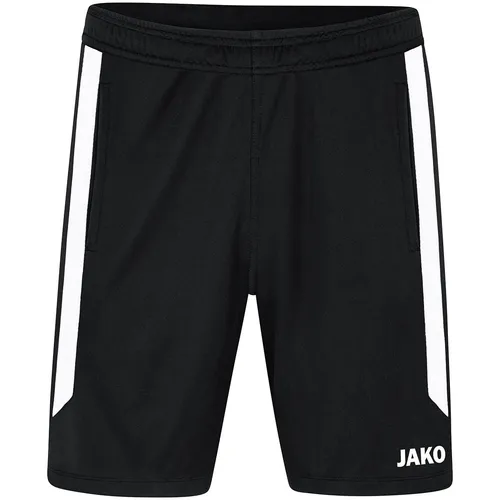 JAKO Kinder Shorts Power, Schwarz/Weiß, 140