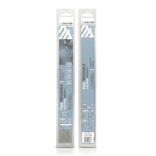 Solter 05964 Elektrode, rostfrei, 2 x 300 mm, 10 Stück