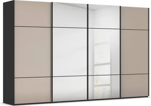 Schwebetürenschrank RAUCH SCALE-TRIO – 360 cm in schwarz von Rauch