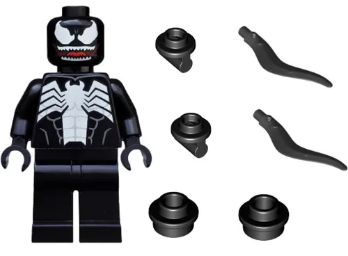 LEGO Marvel Venom Mech vs. Miles Morales - 134-teiliges Bauspielzeug mit beweglichem Mech und Minifiguren, ideal für spannende Superhelden-Duelle