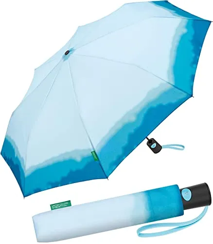 Benetton Taschenschirm Mini Automatik Dip Dye - Diva Blue