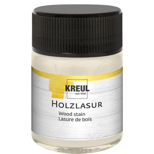 KREUL 78501 Holzlasur Weiß 50 ml von Kreul