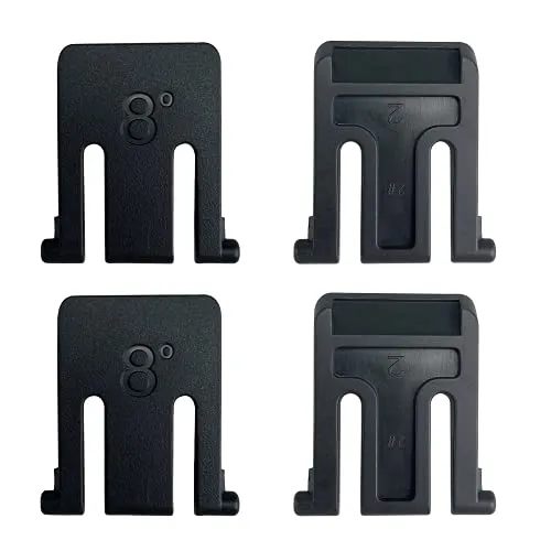4Pcs Tastaturunterstützung Tastaturständer Füße Beine Tastaturständer Ersatzkit für Logitech K200 K260 K270 K275 Tastatur（Schwarz）