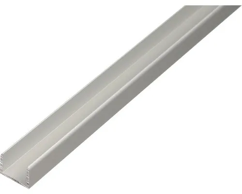 Alberts U-Profil selbstklemmend Alu sil 10x12,9x10x1,5/1m 030500