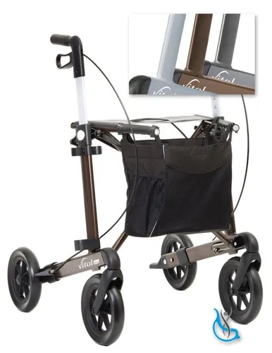 Russka Rollator Vital Plus mokka 54 cm von RUSSKA