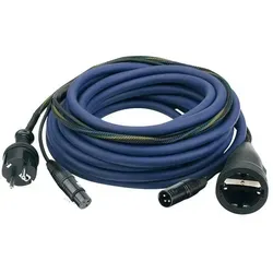 AUDIO Power/Signal Kabel Schuko-Schuko, XLR-XLR 15m von DAP Audio