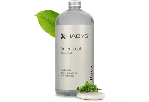 Habys Massageöl REYA Green Leaf Öl Duft von grünem Tee 1L