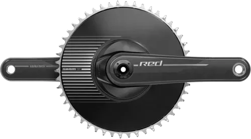 SRAM Red 1 E1 Aero DUB 1x12-fach Carbon Kurbelgarnitur 175 mm - Fahrradkurbeln mit hohem Steifigkeits-zu-Gewichts-Verhältnis, ideal für leistungsorientierte Fahrer und Wettkampfradler.