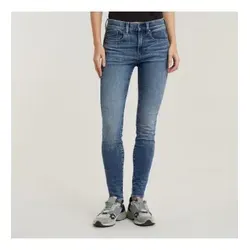 G-STAR RAW Damen Lhana Skinny Jeans - Hoch geschnittene Skinny Jeans mit 5 Taschen und schräger Münztasche, ideal für einen modernen Look und perfekten Sitz.