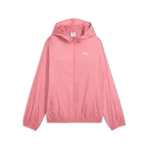 PUMA Ess Regular Windbreaker - Stylischer Windbreaker mit normaler Passform, Rundhalsausschnitt und elastischen Bündchen. Ideal für aktive Tage, schützt vor Wind und sorgt für hohen Tragekomfort.