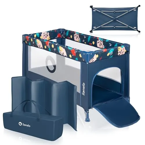 Lauf- & Spielgitter Blau von Lionelo