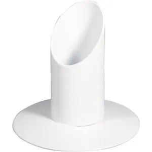 Rayher Kerzenständer Kommunion und Taufe, weiß, Kerzenhalter, Metall, Höhe 7,5 cm