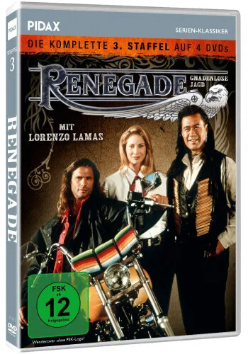 Renegade - Gnadenlose Jagd - Staffel 3 * DVD Serie Lorenzo Lamas * Pidax Neu