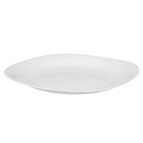 GALICJA Teller QUADRO – Speiseteller – Plates – Essgeschirr – Tafelservice – Teller Flach – Essteller Weiß – Essservice – Essgeschirr Teller – Tableware – Plate – 28 cm