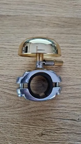 Cateye OH-2200 Yamabiko Fahrradklingel, Gold, One Size