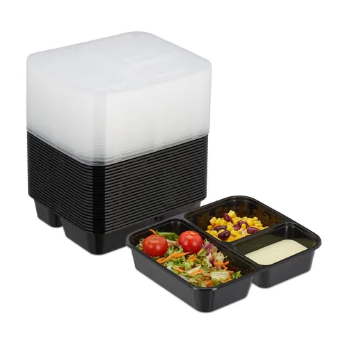 Meal prep boxen Essensbehälter Set Mikrowellenboxen Mikrowellen Dosen stapelbar