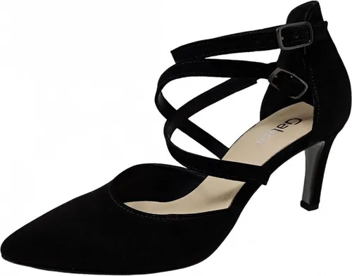 Gabor Damen Pumps Schwarz, Größe 6 - Elegante Velourleder-Schuhe - Pumps aus hochwertigem Velourleder mit 70mm Trichterabsatz für stilvolle Eleganz und Komfort. Ideal für besondere Anlässe und den Alltag.