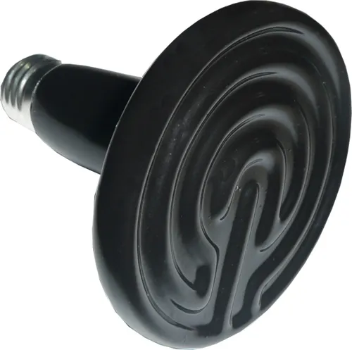 Mauk Infrarot Heiz-Birne E27 250 Watt schwarz - Innovative Heizlösung mit 250 W für angenehme Wärme ohne Licht. Ideal zum Beheizen von Innenräumen, für Tiere und Pflanzen oder zum Warmhalten von Speisen. Einfache Montage in herkömmliche Lampenfassungen.