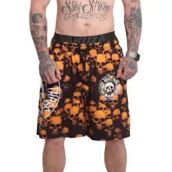 Yakuza Herren Skull Theme Badeshorts, Bunt, L von Yakuza