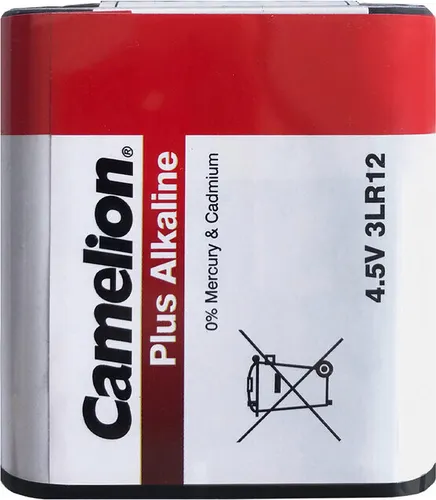 Camelion 11000112 - Plus Alkaline Batterie 3LR12 mit 4,5 Volt, Kapazität 3000 mAh, für verschiedenste Geräte- und Verbraucheranforderungen