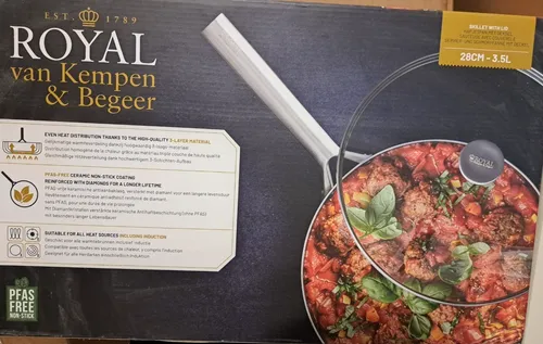 Royal van Kempen und Begeer - Schmorpfann Deckel Ø 28cm für alle Herdarten (R9-F