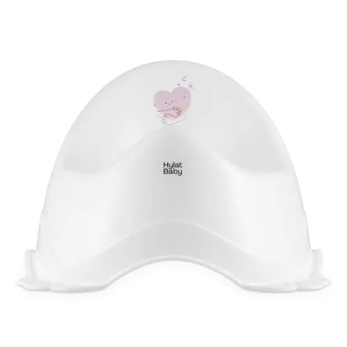 Hylat Baby Töpfchen für Kinder - Junge/Mädchen ab ca. 2 Jahre, auch zum Windelfrei und Töpfchentraining, Farbe:weiß, Motiv:Hug me, Marke:Hylat Baby