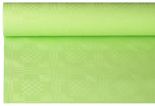 PAPSTAR Damast-Tischtuch (B)1,2 x (L)8 m limonengrün