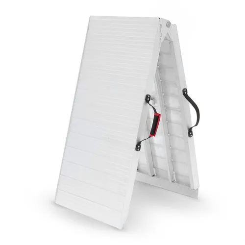 Acebikes Ramp Pro Max Motorrad-Auffahrrampe 57 cm - Transportgeräte & Rampen - extrabreite Konstruktion mit 57 cm, Traglast bis 500 kg, hochwertige Vollaluminium-Oberfläche mit Anti-Rutsch-Riffelung für sichere Nutzung.