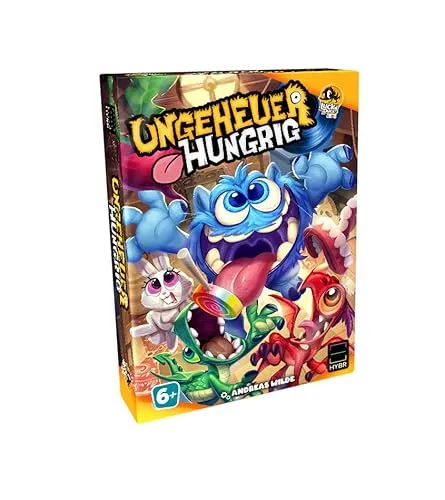 HY004 - Ungeheuer hungrig - Kartenspiel, für 2-4 Spieler, ab 6 Jahren (DE-Ausgabe)