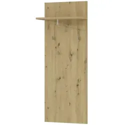 Garderobenpaneel Rovato – Holzfarben
