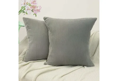 Amilian Kissenbezüge - 2er Set Kissenbezug - Kissenhüllen - Zierkissenbezüge, (2 Stück), 40x40 cm, Kissenhülle für Sofakissen, Dekokissen, Kissen, Zierkissen.