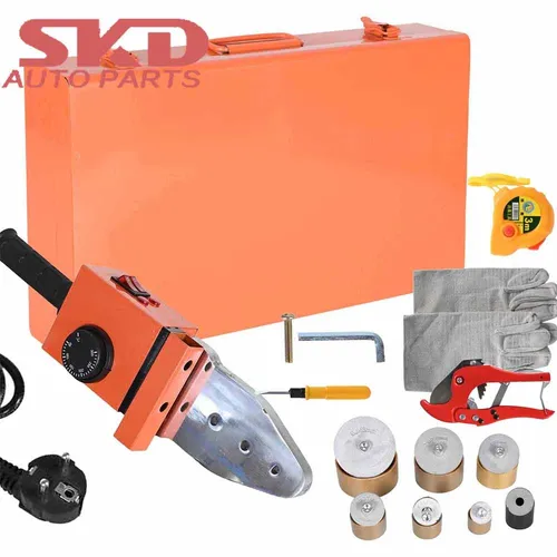 Wiltec PE-Rohr Schweißgerät 2000 W - Schweiß-Zubehör mit kraftvollen 2000 Watt und einem Temperaturbereich von 50 °C bis 300 °C für präzise Schweißergebnisse bei thermoplastischen Rohren. Inklusive 7 Heizdorne von 16-63 mm und ergonomischem Griff für komfortables Arbeiten.